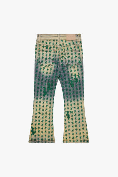 KIDS "ASTERISK" - STACKED BLUE/GREEN