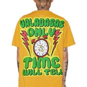 "GRIND TIME" VINTAGE GOLDEN YELLOW TEE