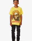 VPLAY TEE "COME IN PEACE" Vintage Yellow