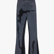 "SERPENTINE" GREY/BLACK PANTS