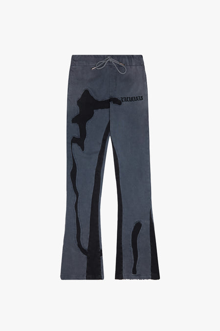 "SERPENTINE" GREY/BLACK PANTS