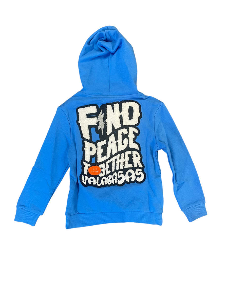 "MUTE" BLUE KIDS FLEECE SET