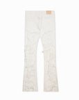 "BREACH' STACKED FLARE DENIM WHITE