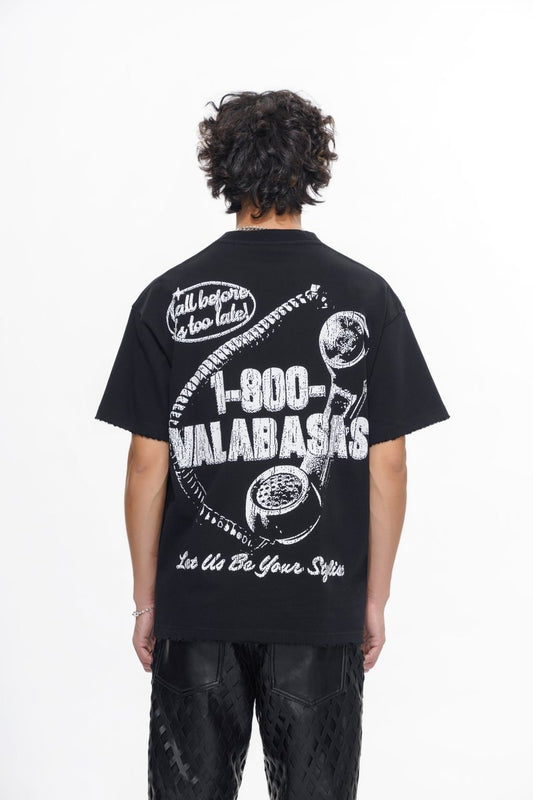 1 - 800 Tee Black - Valabasas
