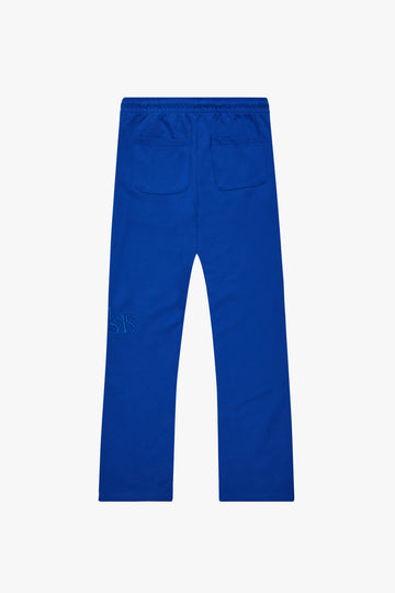 "CHISELMARK”  BLUE KNITTED PANTS