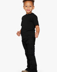 KIDS "BRICKS" JET BLACK STACKED