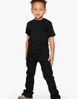 KIDS "BRICKS" JET BLACK STACKED