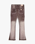 "THE CARPENTER” LIGHT BROWN STACKED FLARE JEAN