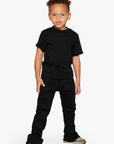 KIDS "BRICKS" JET BLACK STACKED