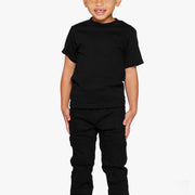 KIDS "BRICKS" JET BLACK STACKED