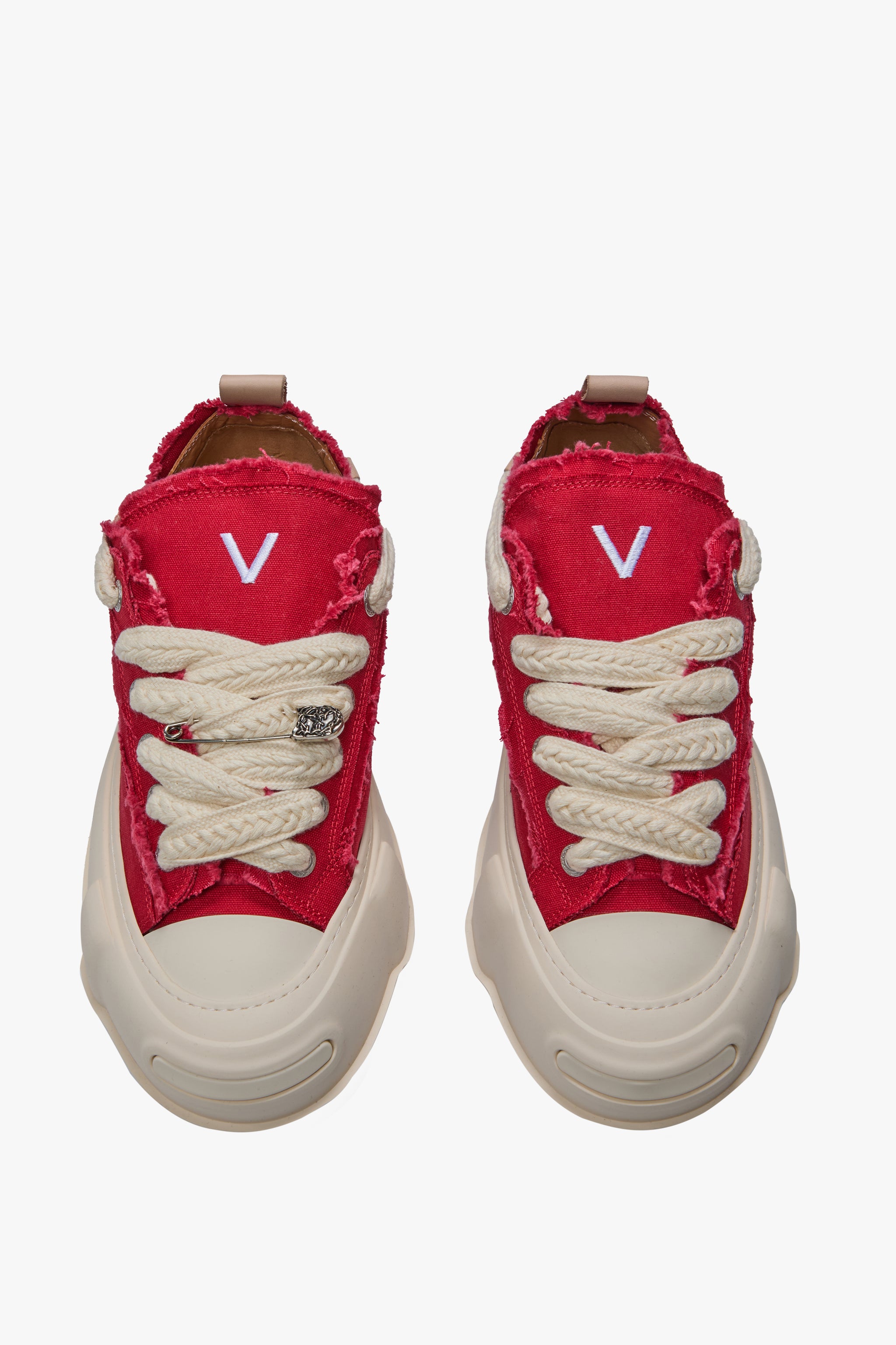 "VISION" SHOES RED
