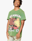 "ON GUARD" VINTAGE GRASS GREEN TEE