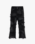 KIDS "PATCHWORK" FADED BLACK