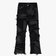 KIDS "PATCHWORK" FADED BLACK