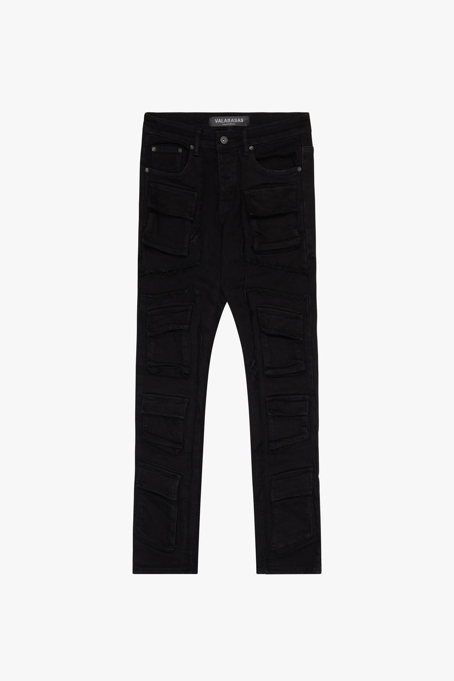 "POCKETEER" BLACK SKINNY JEAN