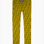 "V-INK" BLACK YELLOW SKINNY JEAN