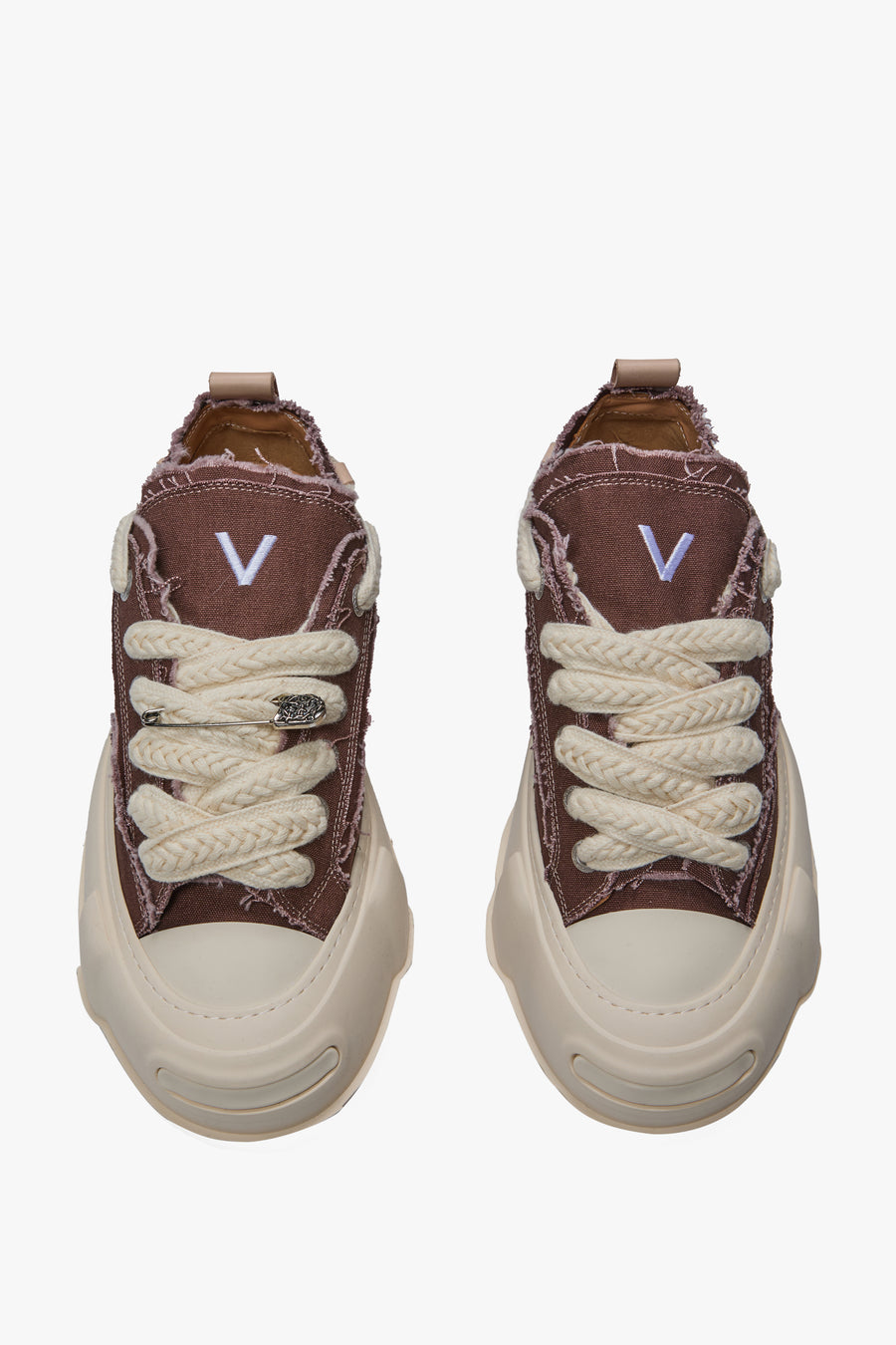 "VISION" BROWN SHOES