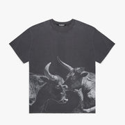 "NO BULL" VINTAGE GREY TEE