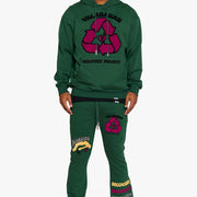 "RECOVERY PROJECT" GREEN FLEECE SET