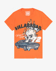 "RAWDEAL" VINTAGE FLAME ORANGE TEE