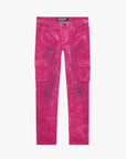 "LUXE" PINK SUEDE SKINNY JEAN