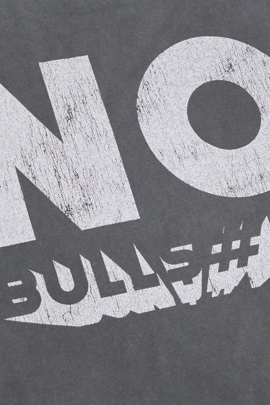 T-SHIRT GRIS VINTAGE « NO BULL »