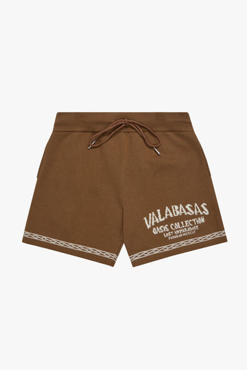 "HAVEN" BROWN SHORTS