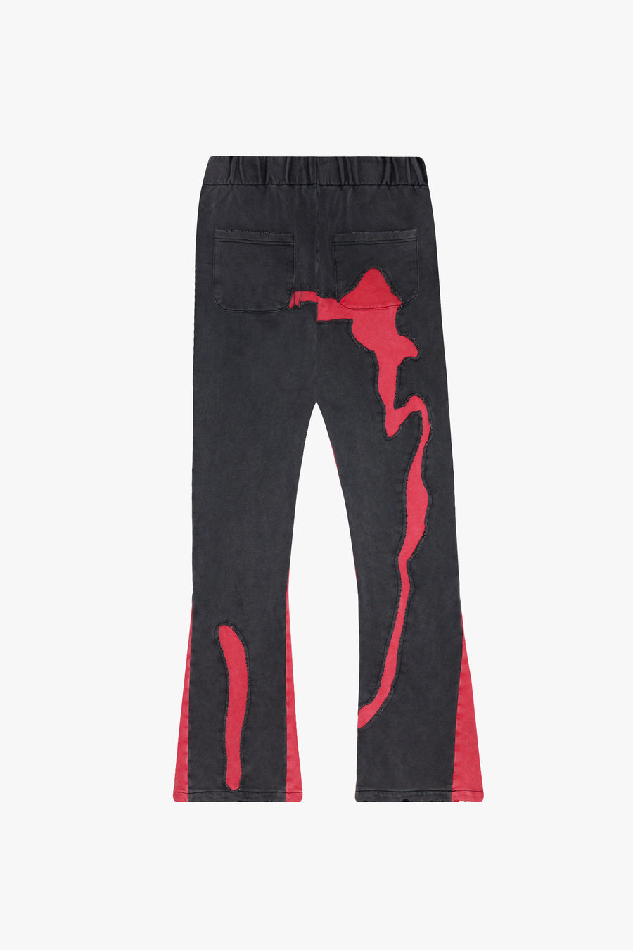 "SERPENTINE" GREY/RED PANTS