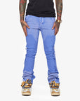 “ALPHA" PURPLE STACKED FLARE JEAN