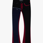 KIDS "CHICAGO" - RED BLACK JEANS