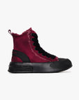 "PURPOSE" BURGUNDY HIGH TOPS