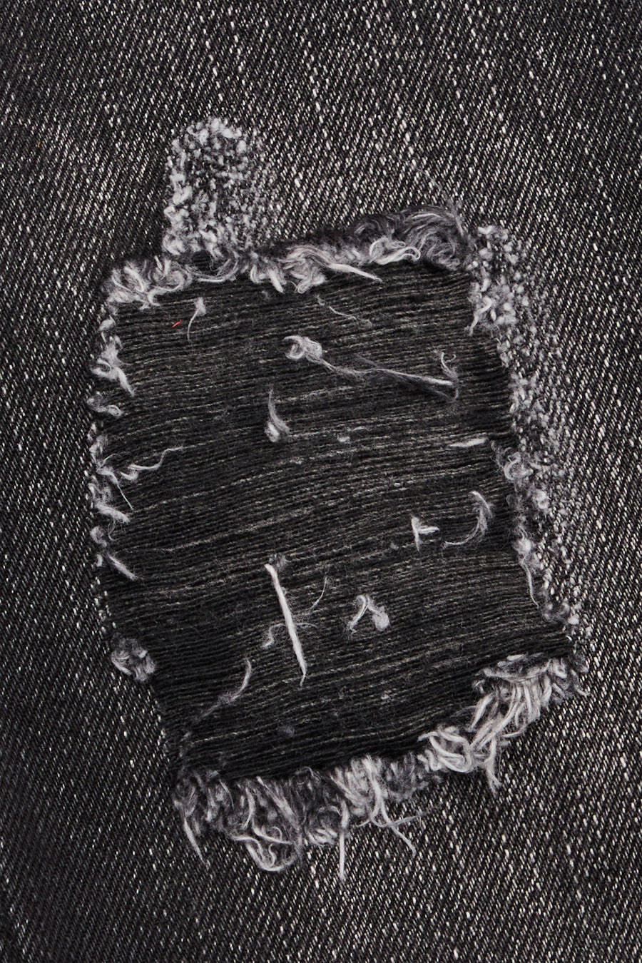 "INGENUITY"  BLACK WASHED BAGGY JEAN