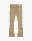 KIDS "PYGROS" DENIM STACKED  LIGHT KHAKI