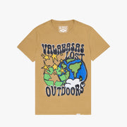 "CARE OUTDOORS" VINTAGE LIGHT BROWN TEE