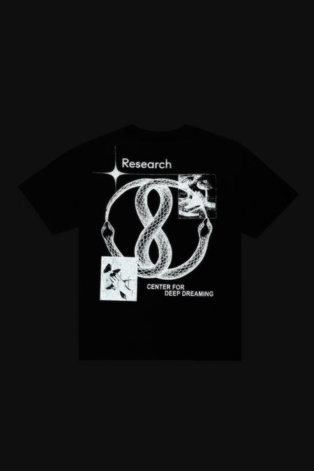 "RESEARCH" VINTAGE GREY TEE