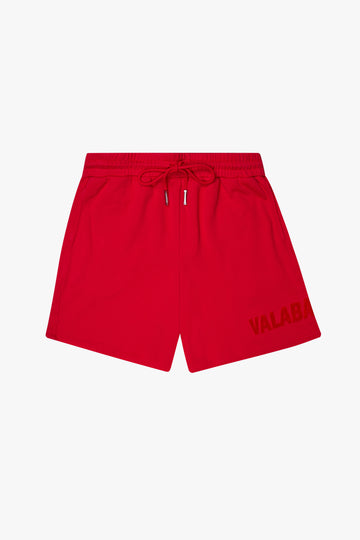 "BLOOM" VINTAGE RED WOVEN SHORTS