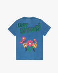 "WILD FLOWER" VINTAGE NAVY TEE