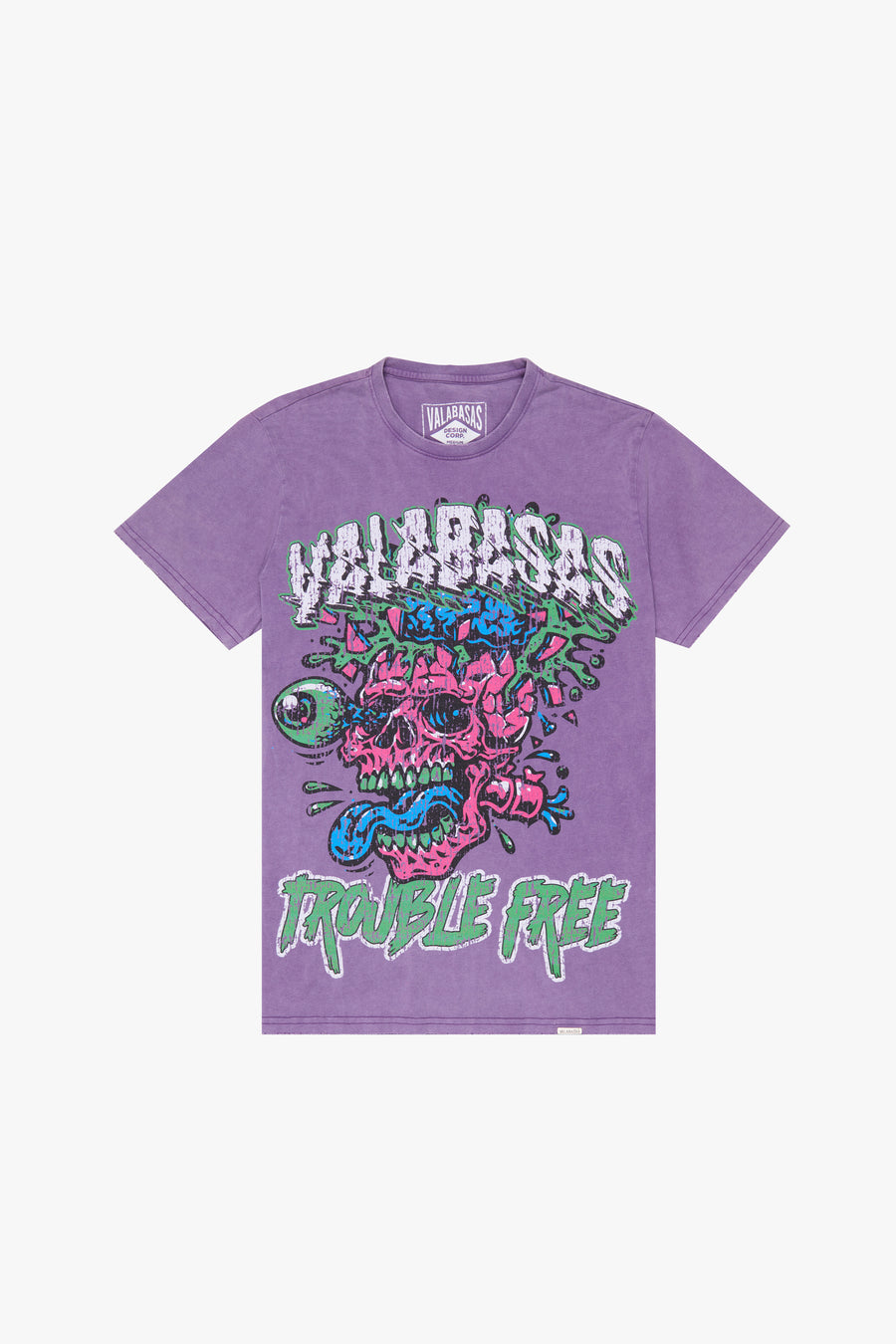 "TROUBLE FREE" VINTAGE PURPLE