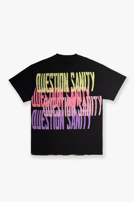 "Sanity" Black Tee