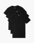 3-Pack Essential Undershirt Tee Black