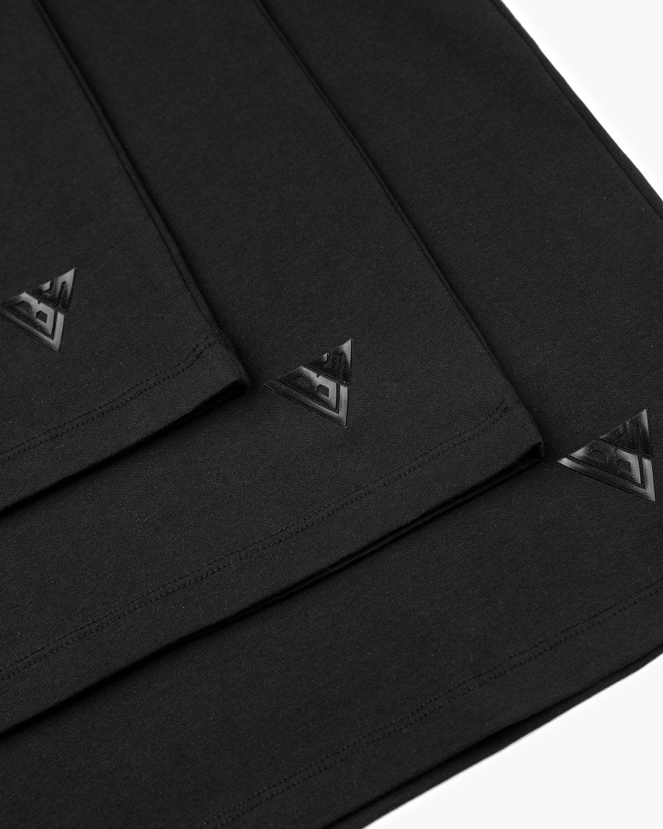 3 - Pack Essential Undershirt Tee Black - Valabasas