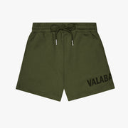 "BLOOM" OLIVE WOVEN SHORTS