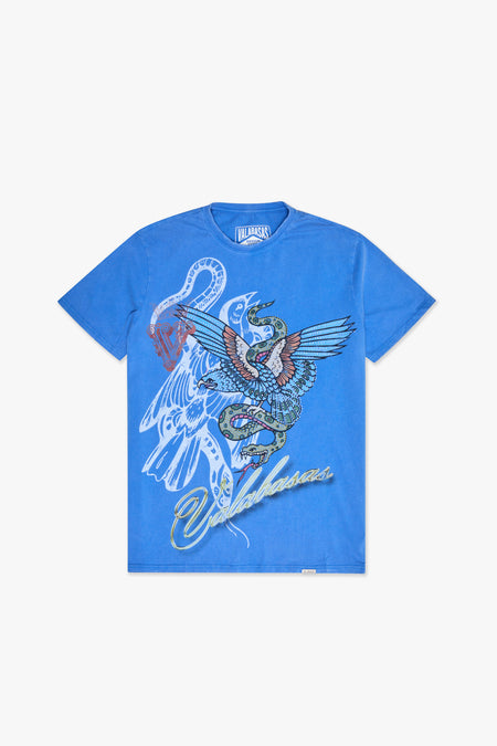 "UP ABOVE" VINTAGE BLUE TEE