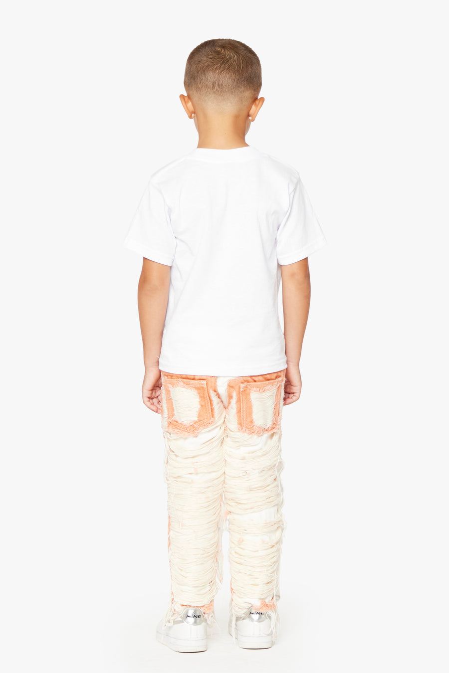 VPLAY KIDS JEAN "RAVAGED" OFF-WHITE