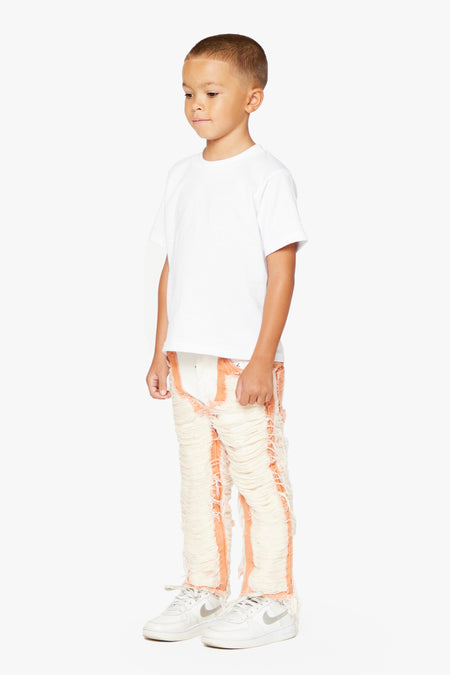 VPLAY KIDS JEAN "RAVAGED" OFF-WHITE