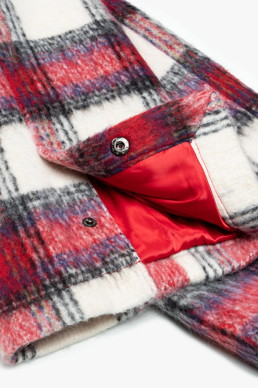 "ELEGANZA"  ROSSO CREMA STACKED FLARE MOHAIR