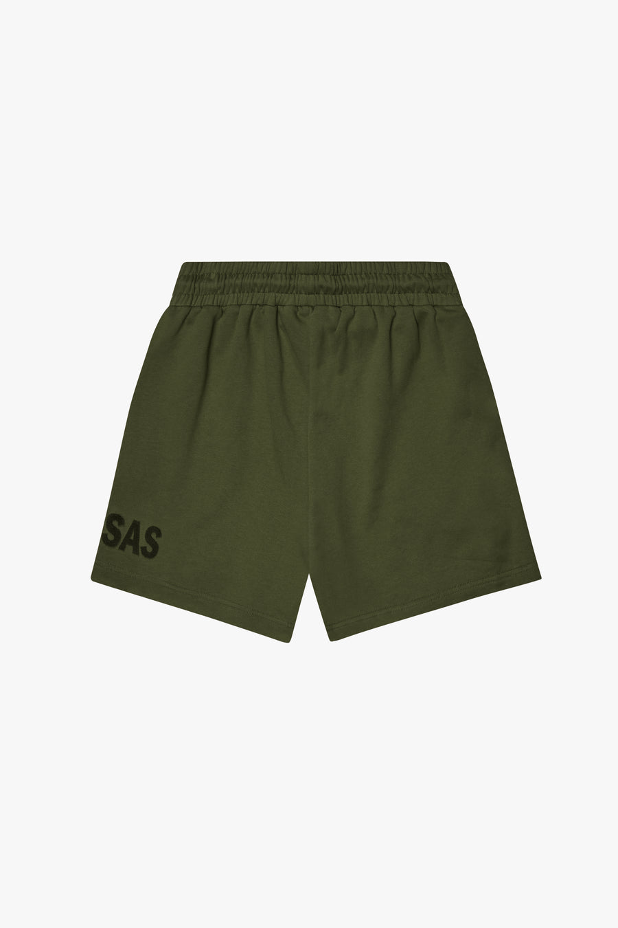 "BLOOM" VINTAGE GREEN WOVEN SHORTS