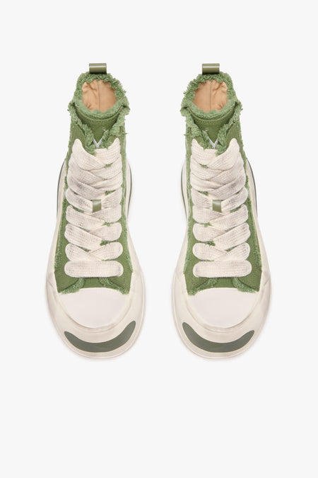 "PURPOSE" GREEN HIGH TOPS