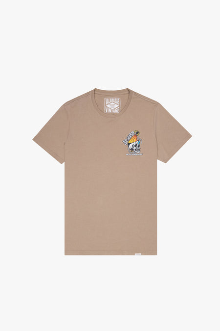 "SPEAKGOOD" VINTAGE VINTAGE GREY KHAKI TEE