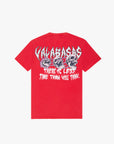 "LESS TIME" VINTAGE RED TEE